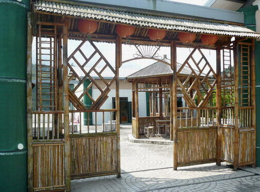 竹藝文化館入口拱門